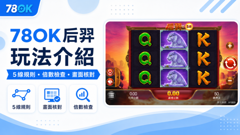 TU 后羿怎麼玩?5線規則、免費遊戲與鎖定倍數一次看懂 5 TU后羿玩法介紹精選圖,使用后羿遊戲內五線主畫面搭配畫面核對與倍數檢查重點